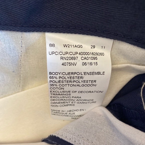 *NWT* 3 Mens work pants in navy Sz 34x28 - Picture 6 of 8